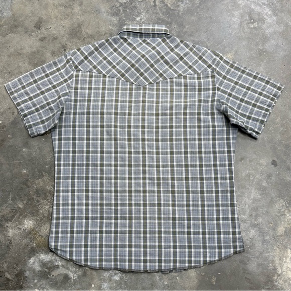 Wrangler Vintage Brushpopper Pearl Snap Western Shirt - Picture 4 of 9